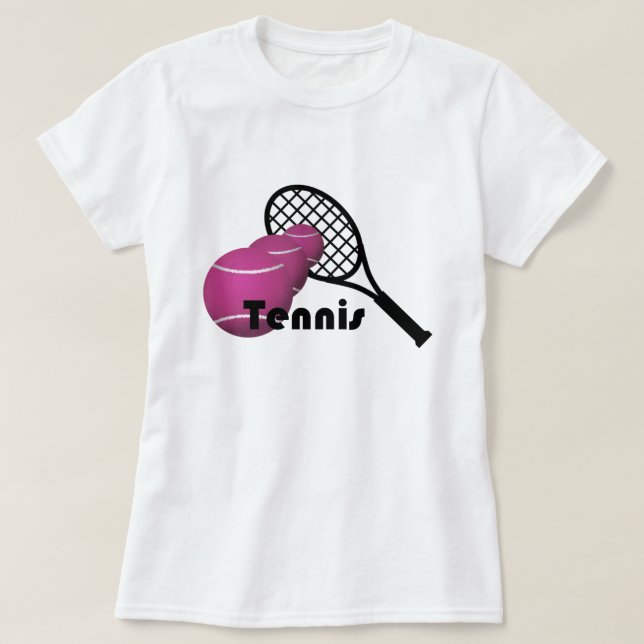 Tennis Design Women's Basic T Shirt (Design framsida)