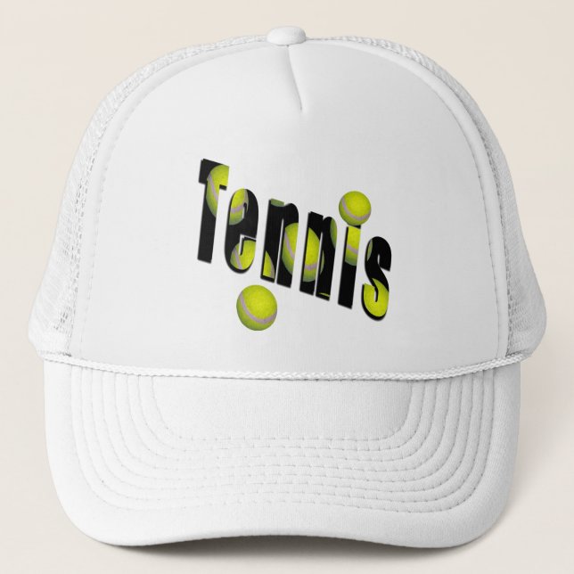 Tennis Dimensional Logotyp Truckerkeps (Framsida)