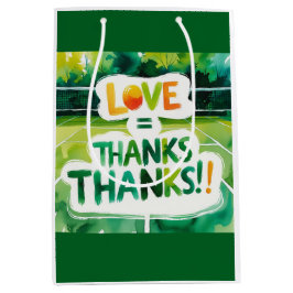 Tennis-domstolen med kärlek och tack