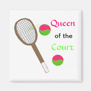 Tennis - Drottning på banan Magnet
