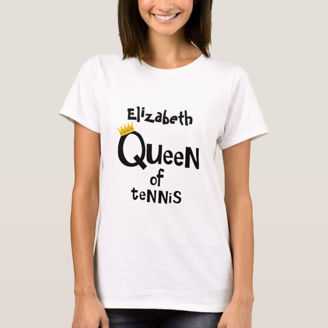 Tennis drottning t shirt (Framsida)