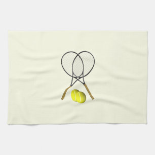 Tennis Dubbel Kräm Kökshandduk