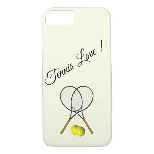 Tennis Dubblas Cream Case-Mate iPhone Skal (Baksida)