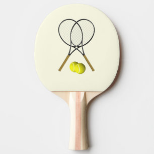 Tennis Dubblas Cream Pingisracket