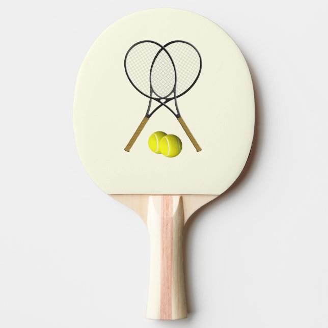 Tennis Dubblas Cream Pingisracket (Framsidan)