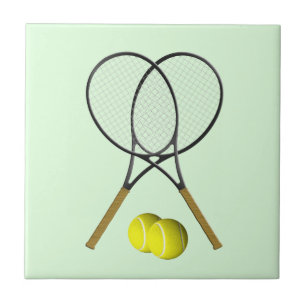 Tennis Dubblas Grönt Kakelplatta