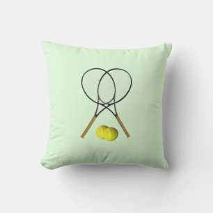 Tennis Dubblas Grönt Kudde