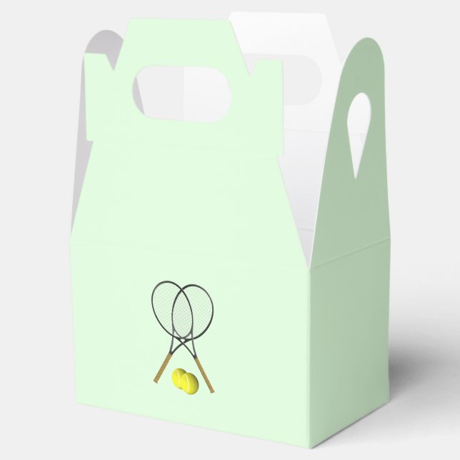 Tennis Dubblas Grönt Presentaskar (Öppnad)