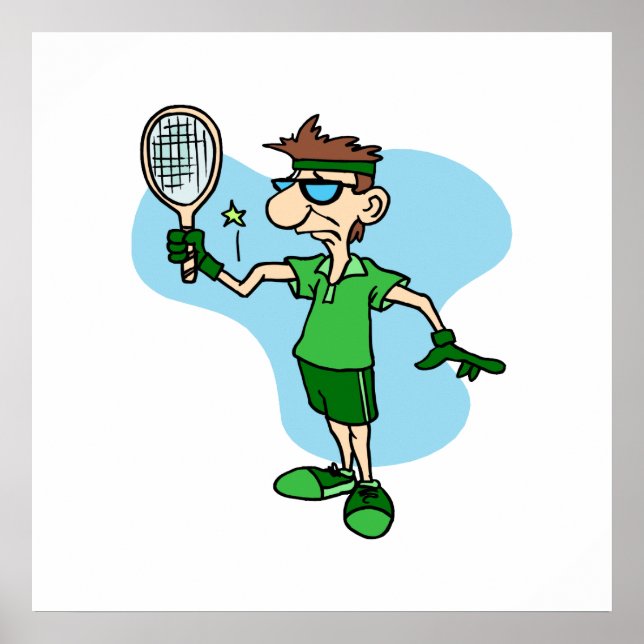 Tennis Elbow Poster (Framsidan)