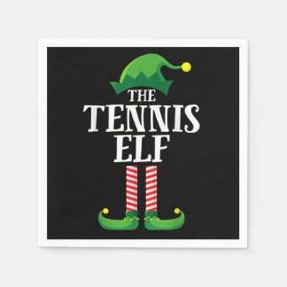 Tennis Elf Matching Family Group, jul Party Pappersservett