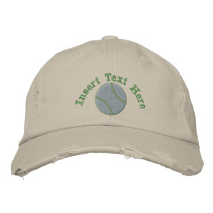 Tennis Embroiderade Hat Broderad Keps