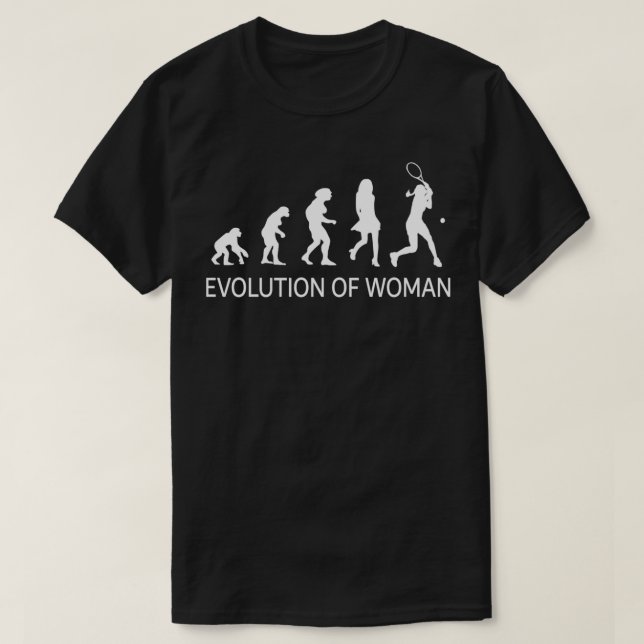 Tennis Evolution Tennis Players ennis Evolution T Shirt (Design framsida)