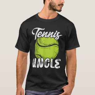 Tennis Farbror Män Familj Matchande Set Tennisboll T Shirt