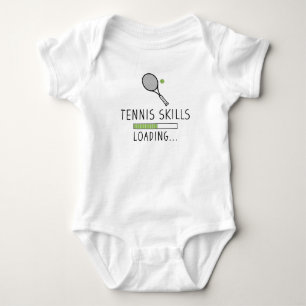 Tennis färdigheter laddar Rolig tennis T Shirt
