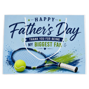 Tennis Fars dag till Pappa Blå Akvarell