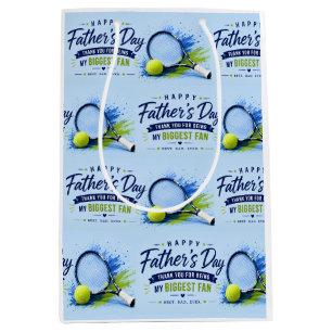 Tennis Fars dag till Pappa Blå Akvarell