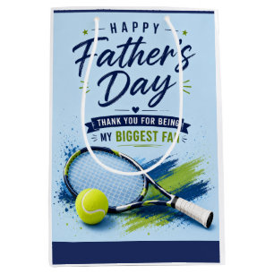 Tennis Fars dag till Pappa Blå Akvarell