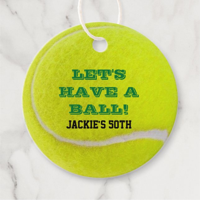 Tennis Firande Gåvor Etiketter (Framsida)