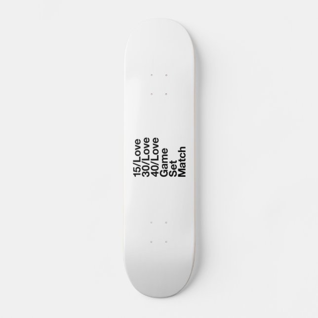 TENNIS Fläkt Mini Skateboard Bräda 18,5 Cm (Framsida)