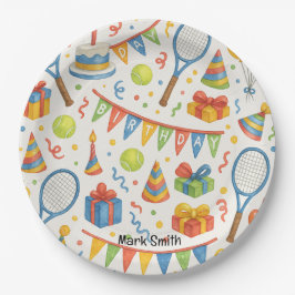 Tennis Födelsedagsfest för tennis Player