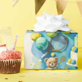 Tennis Födelsedagsfest för Tennis Player Papper Presentpapper