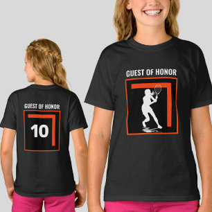 Tennis Födelsedagsfest Guest of Honor T Shirt