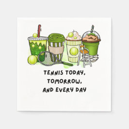 Tennis Funny Sayed for Player Party tennis themed Pappersservett