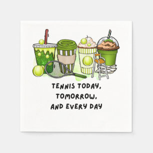 Tennis Funny Sayed for Player Party tennis themed Pappersservett