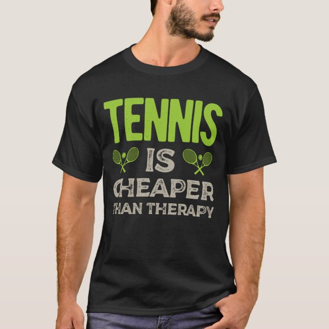 Tennis Funny T Shirt (Framsida)
