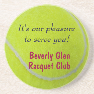 Tennis_Fuzzy bollDesign_Our nöje att tjäna som dig Underlägg