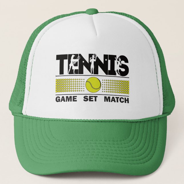 Tennis Game Set Match Keps (Framsida)