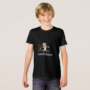 Tennis Game Set Match Serieteckning T Shirt