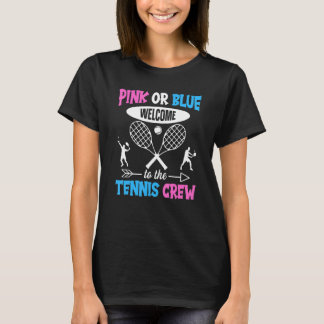 Tennis Gender Reveal for a Tennis Family T Shirt