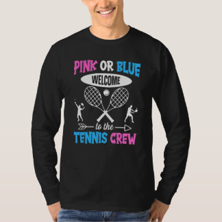 Tennis Gender Reveal for a Tennis Family T Shirt