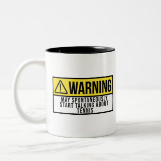 Tennis Gift - Tennis Player Funny Say Två-Tonad Mugg