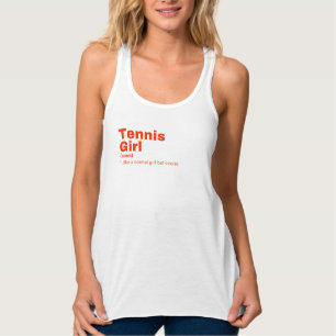 Tennis Girl - Tennis Linne Med Racerback
