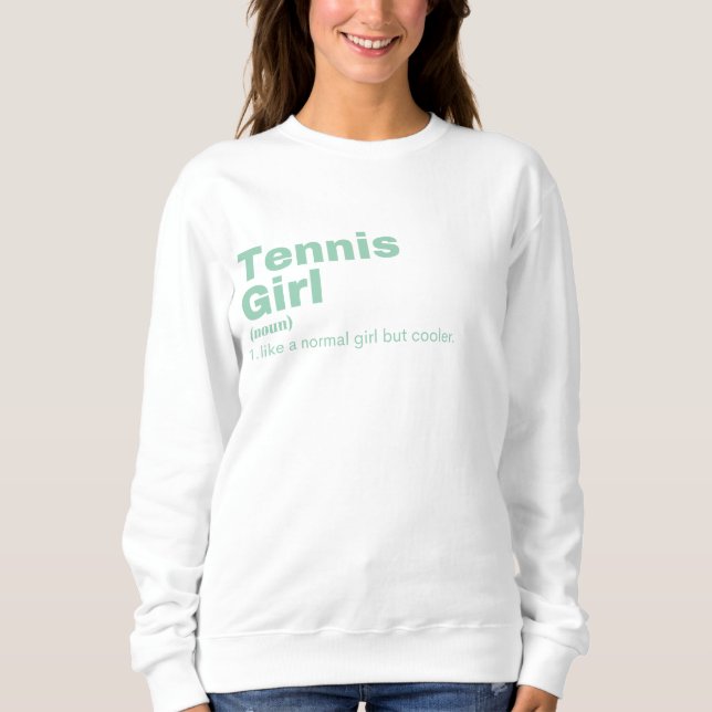 Tennis Girl - Tennis T Shirt (Framsida)