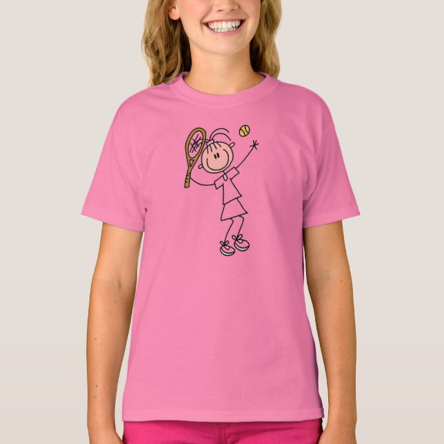 Tennis Girl Three T-shirt (Framsida)