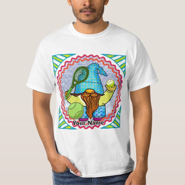 Tennis gnome t shirt (Framsida)