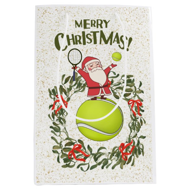 Tennis God jul med Jultomten (Framsidan)