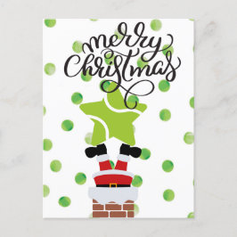 Tennis God Jul med Tomtefar Vykort