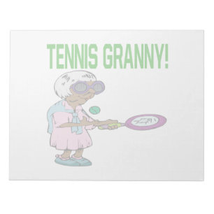 Tennis Granny Anteckningsblock
