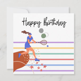 Tennis Grattis på födelsedagen till tennis Players