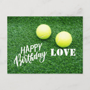 Tennis Grattis på födelsedagen Vykort