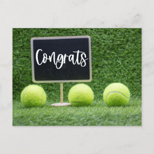 Tennis Grattis till spelare  ] Vykort