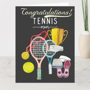 Tennis-Grattisar till Tennis Mamma Mor Player Kort