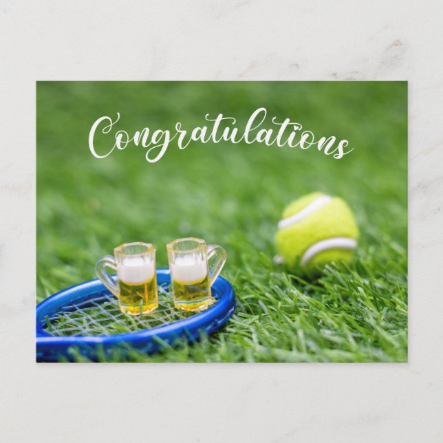 Tennis Grattiss Vykort (Framsida)