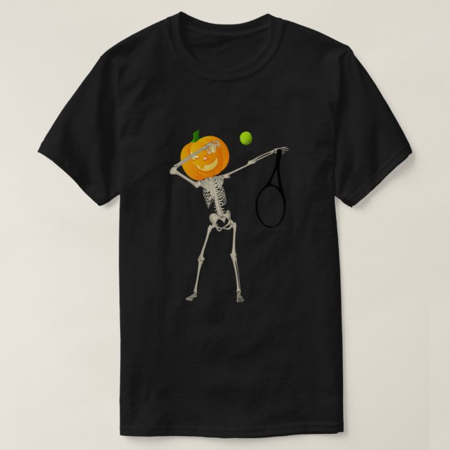 Tennis Halloween T Shirt (Design framsida)