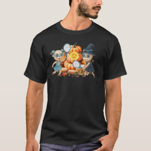 Tennis Halloween themed Players holding racket T Shirt