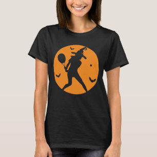 Tennis Halloween Witch Costume for Tennis Players T Shirt